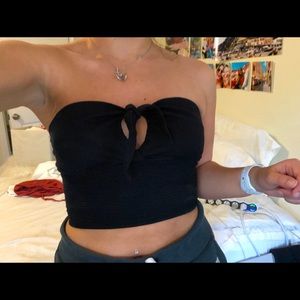 Pacsun Black Crop Top - Size Small